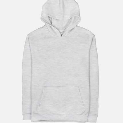 Basic - Light Grey Melange | Unisex Adult Hoodie - Basic Hoodie - Unisex - Jobedu Jordan