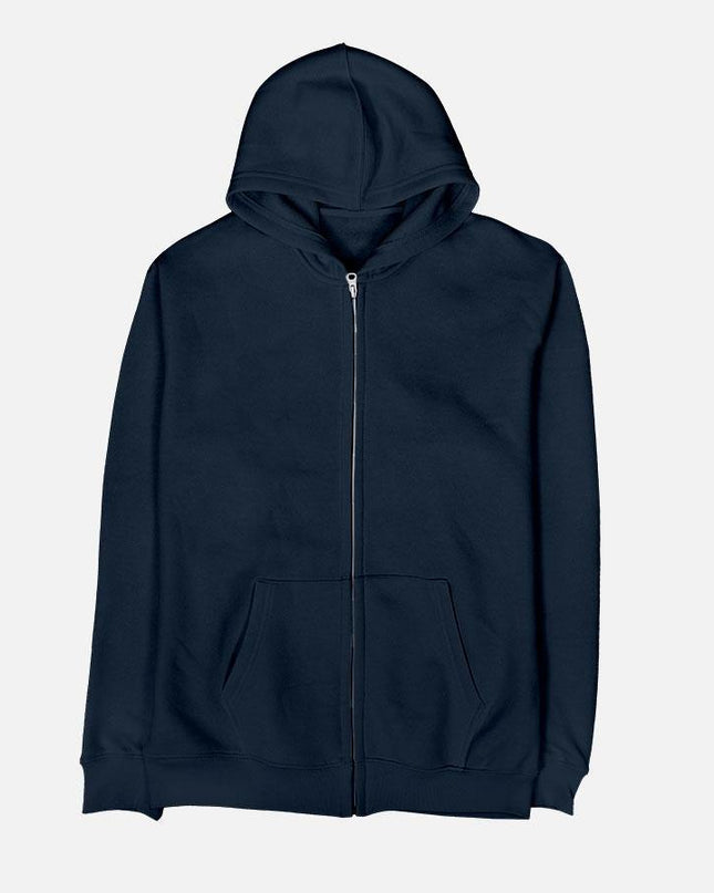 Basic - Navy | Premium Unisex Zipup - Premium Unisex Zipup - Jobedu Jordan