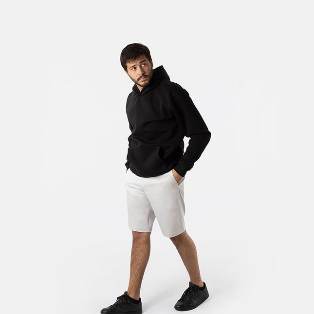 Beige | Men's Twill Short - Twill Shorts - Jobedu Jordan