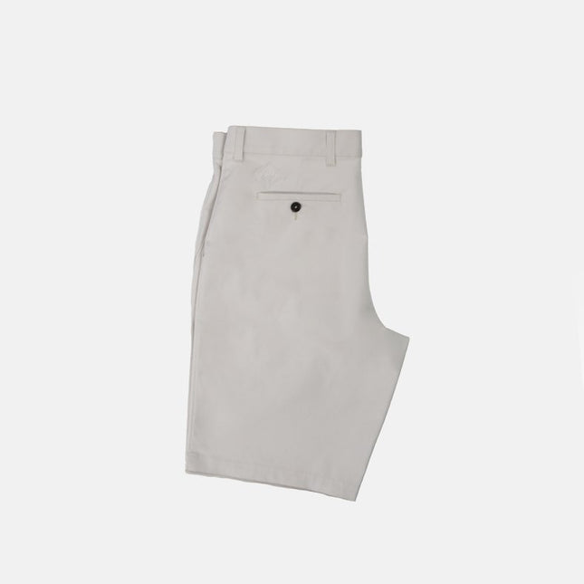 Beige | Men's Twill Short - Twill Shorts - Jobedu Jordan