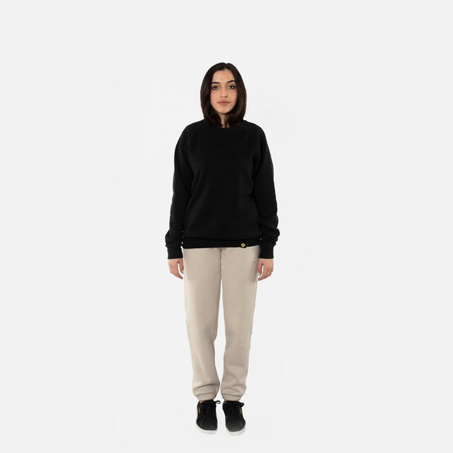 Beige | Women's Straight Leg Jogger - Straight Cuffed Leg Jogger - Women - Jobedu Jordan