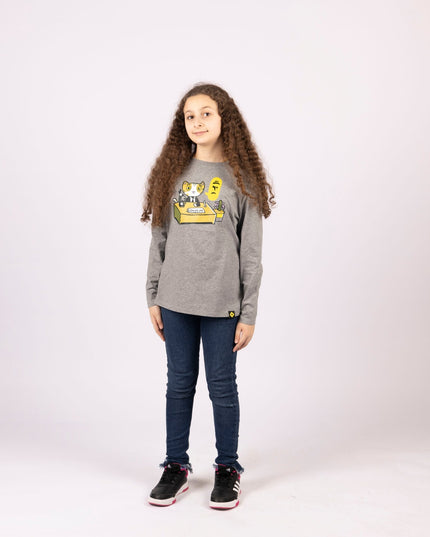 BIs BIs Man | Kids Graphic Longsleeve Tshirt - Kids Graphic Longsleeve Tshirt - Jobedu Jordan
