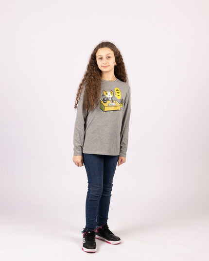 BIs BIs Man | Kids Graphic Longsleeve Tshirt - Kids Graphic Longsleeve Tshirt - Jobedu Jordan