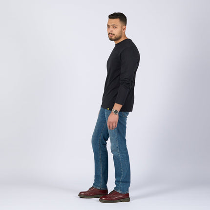 Black | Basic Adult Longsleeve Tshirt - Basic Adult Longsleeve Tshirt - Jobedu Jordan