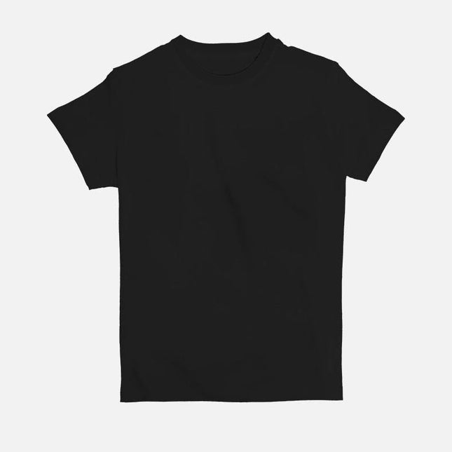 Black | Kid's Basic Cut T-shirt - Basic T-Shirt - Kids - Jobedu Jordan