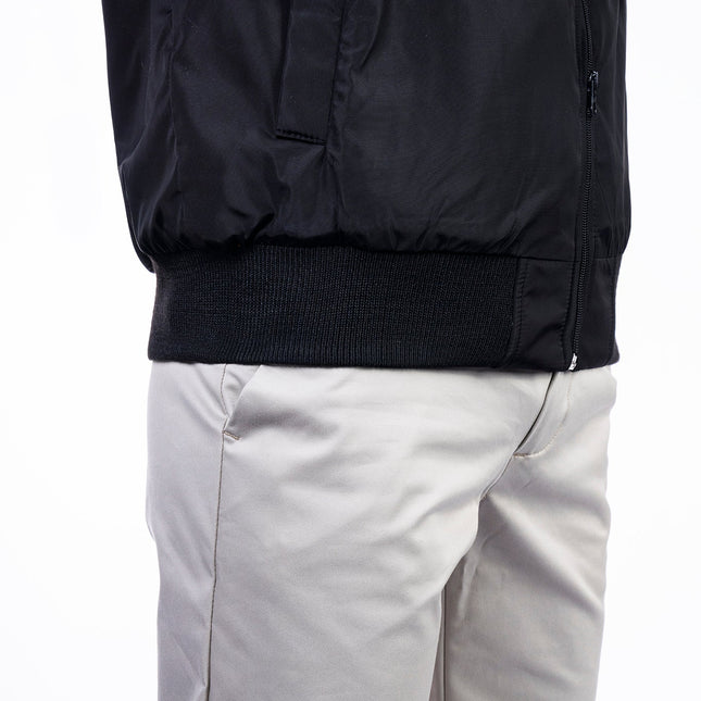 Black| Unisex Bomber Jacket - Unisex Bomber Jacket - Jobedu Jordan