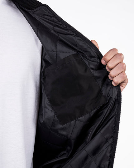 Black| Unisex Bomber Jacket - Unisex Bomber Jacket - Jobedu Jordan