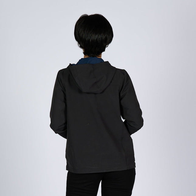 Black | Women Hooded Winterproof Jacket - Women's Jackets - Jobedu Jordan