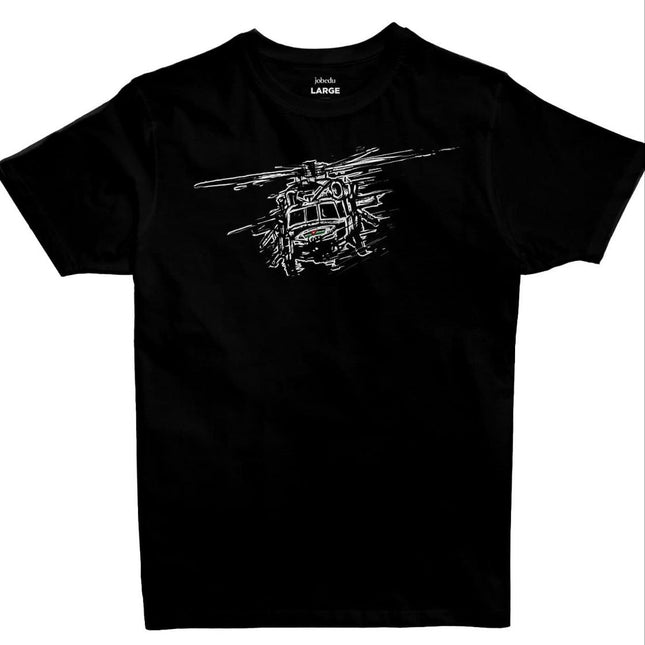 Blackhawk | Basic Cut T-shirt - Graphic T-Shirt - Unisex - Jobedu Jordan