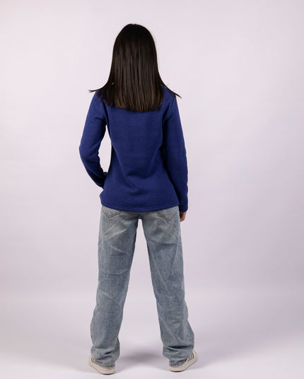 Braves Navy | Women Quarter Zip Sweater - Women Quarter Zip Sweater - Jobedu Jordan