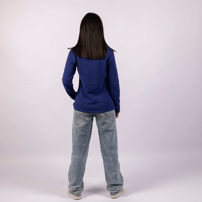 Braves Navy | Women Quarter Zip Sweater - Women Quarter Zip Sweater - Jobedu Jordan