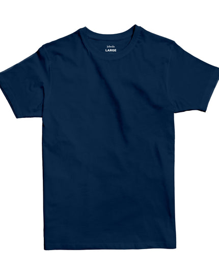 Burnt Navy Blue | Basic Cut T-shirt - Basic T-Shirt - Unisex - Jobedu Jordan