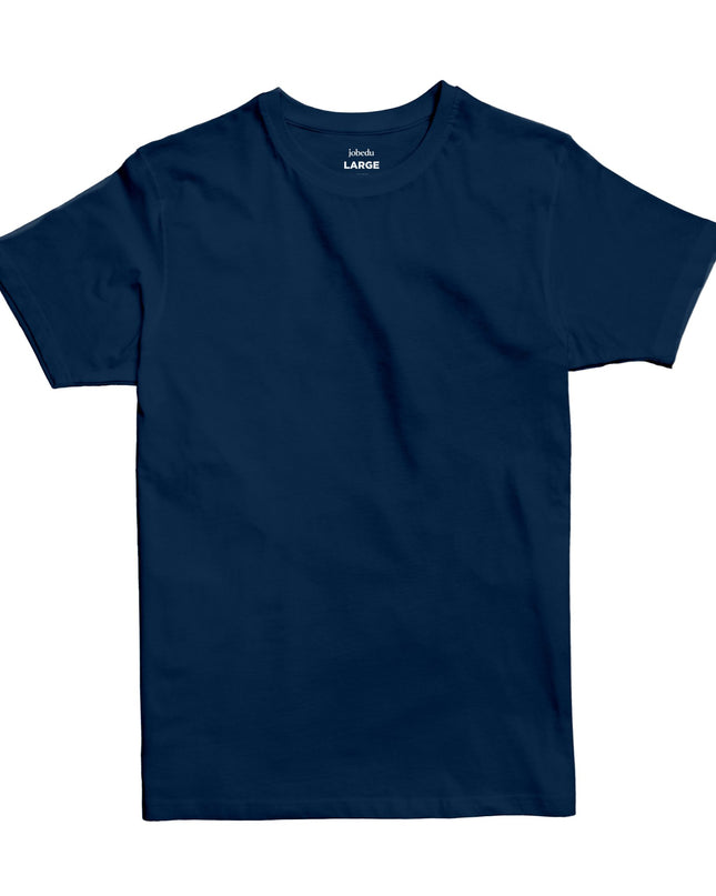Burnt Navy Blue | Basic Cut T-shirt - Basic T-Shirt - Unisex - Jobedu Jordan