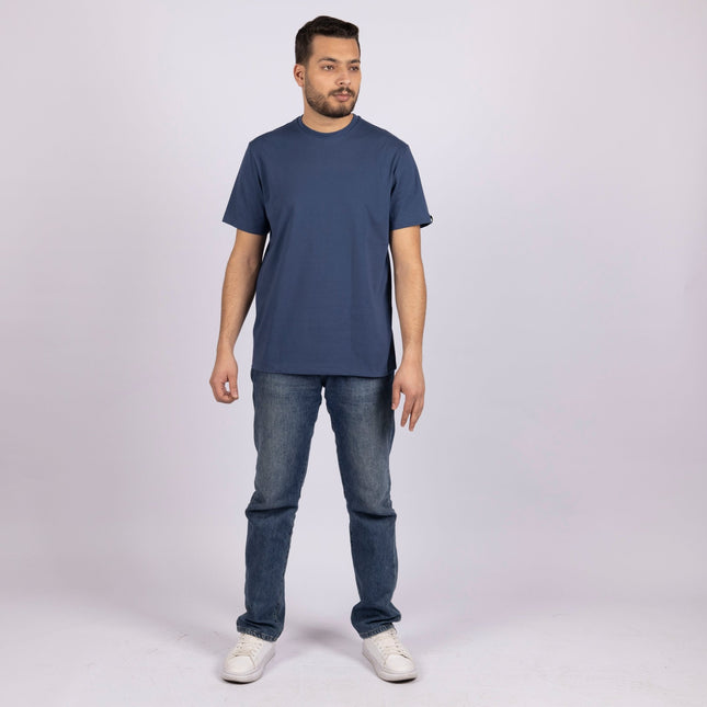 Burnt Navy Blue | Basic Cut T-shirt - Basic T-Shirt - Unisex - Jobedu Jordan