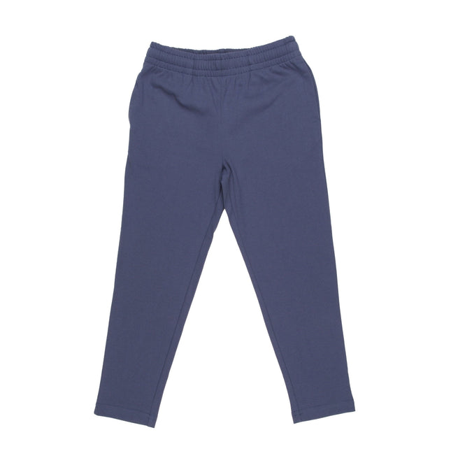 Burnt Navy Blue | Kids Jersey Straight Cut Lounge Pants - Kids Jersey Straight Cut Lounge Pants - Jobedu Jordan