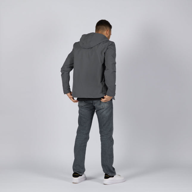Charcoal | Adult Hooded Winterproof Jacket - Jackets - Jobedu Jordan