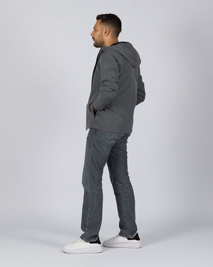 Charcoal | Adult Hooded Winterproof Jacket - Jackets - Jobedu Jordan