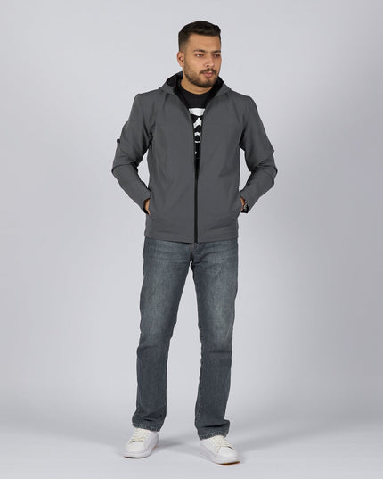 Charcoal | Adult Hooded Winterproof Jacket - Jackets - Jobedu Jordan