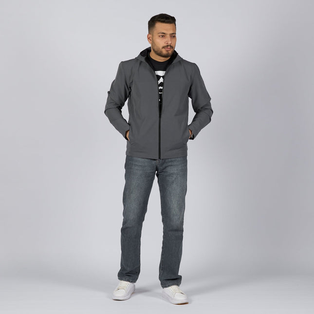 Charcoal | Adult Hooded Winterproof Jacket - Jackets - Jobedu Jordan