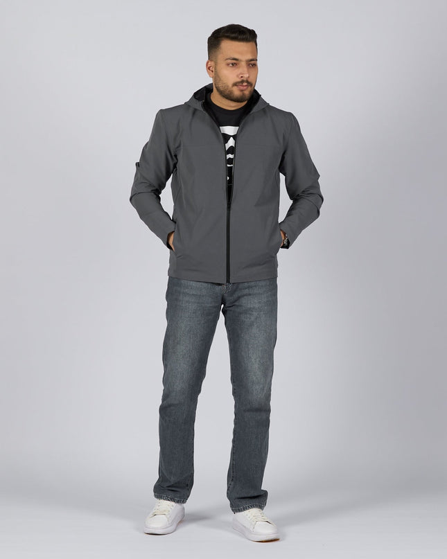 Charcoal | Adult Hooded Winterproof Jacket - Jackets - Jobedu Jordan