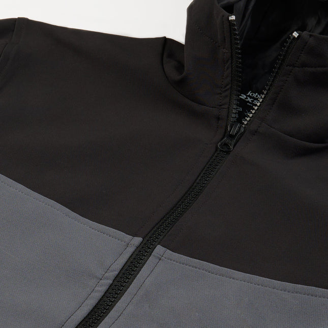 Charcoal - Black | Adult Hooded Winterproof Jacket - Jackets - Jobedu Jordan