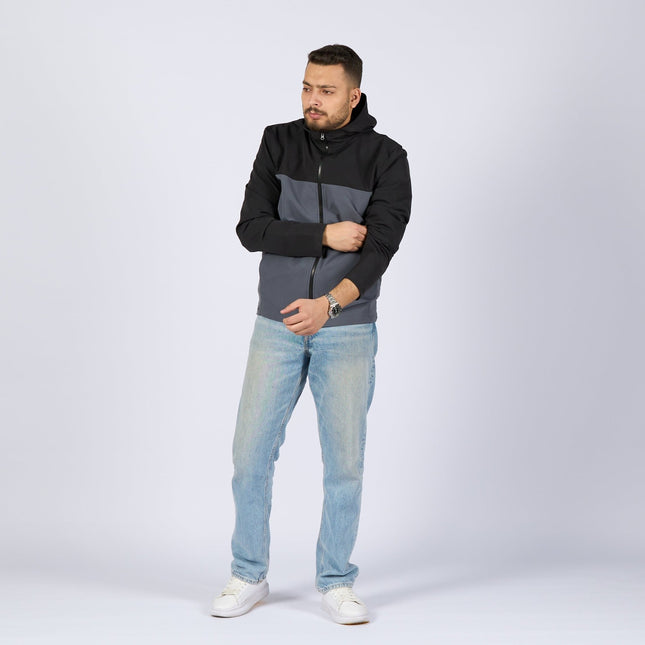 Charcoal - Black | Adult Hooded Winterproof Jacket - Jackets - Jobedu Jordan