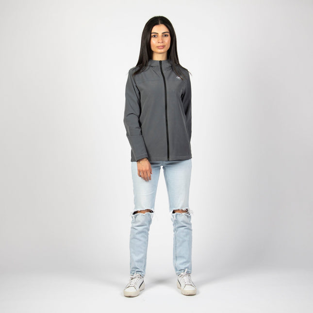 CHARCOAL | Women Hooded Winterproof Jacket - Women's Jackets - Jobedu Jordan