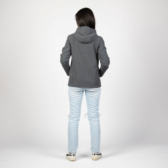 CHARCOAL | Women Hooded Winterproof Jacket - Women's Jackets - Jobedu Jordan