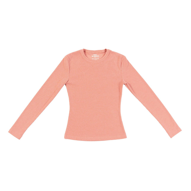 Coral Castle | Women Ribbed Long Sleeve T-shirt - Ribbed Long Sleeve T-shirt - Jobedu Jordan