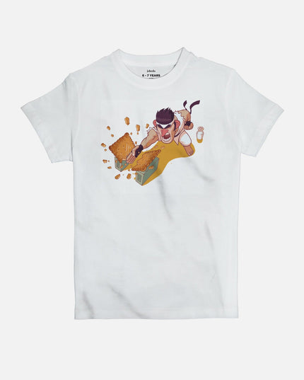 Cracker Karate | Kid's Basic Cut T-shirt - Graphic T-Shirt - Kids - Jobedu Jordan