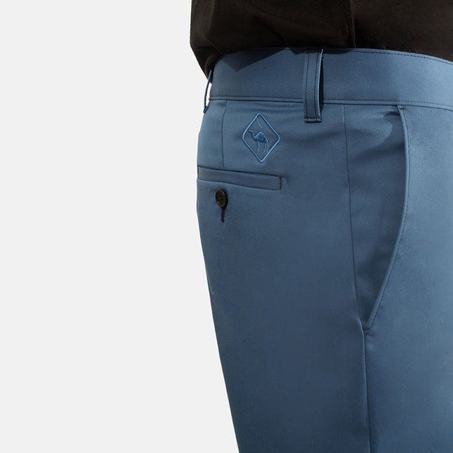 Deep Ocean Blue | Men's Twill Short - Twill Shorts - Jobedu Jordan