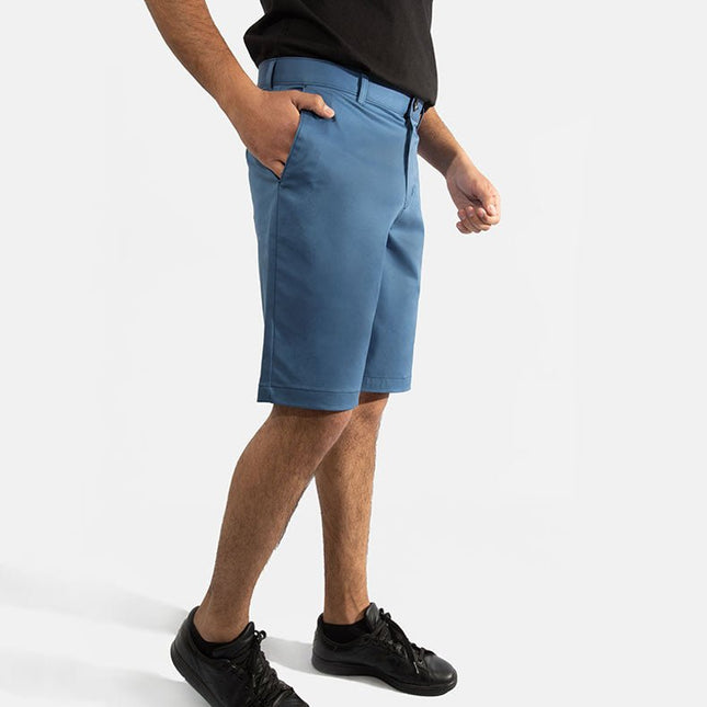 Deep Ocean Blue | Men's Twill Short - Twill Shorts - Jobedu Jordan