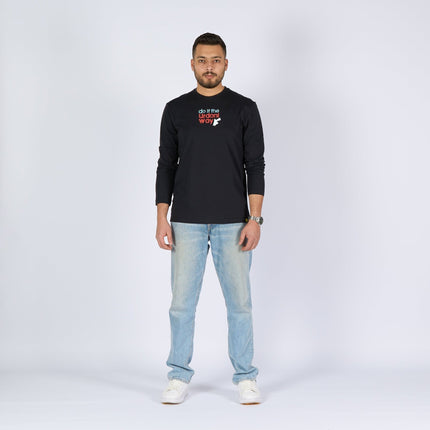 Do It The Urdoni Way | Adult Graphic Longsleeve Tshirt - Adult Graphic Longsleeve Tshirt - Jobedu Jordan