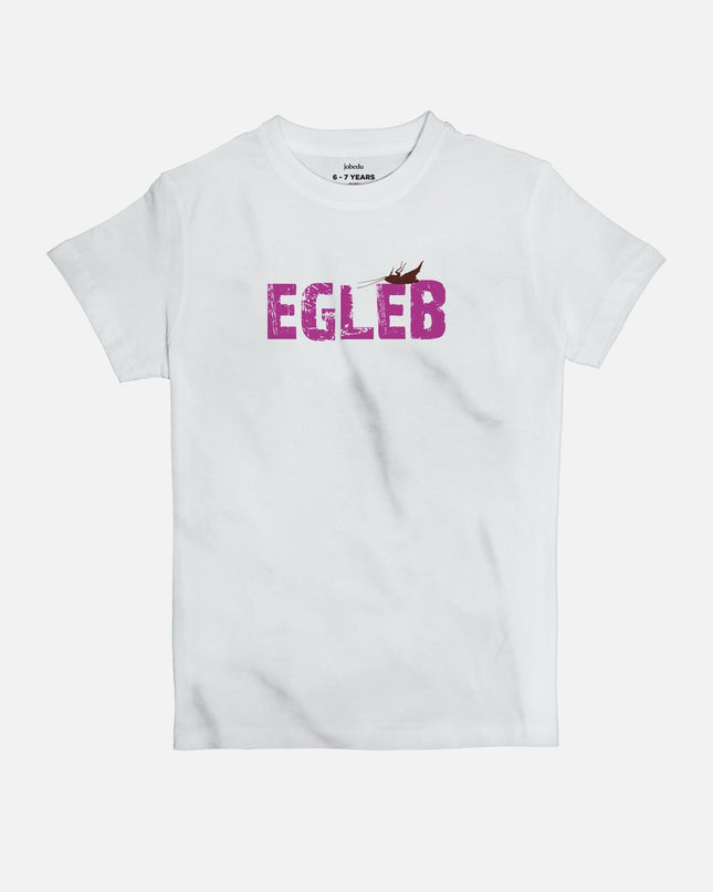 Egleb | Kid's Basic Cut T-shirt - Graphic T-Shirt - Kids - Jobedu Jordan
