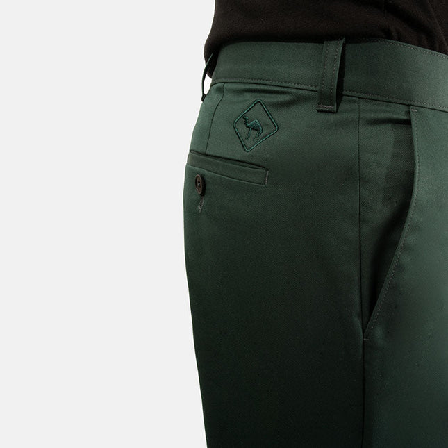 Forest Green | Men's Twill Short - Twill Shorts - Jobedu Jordan