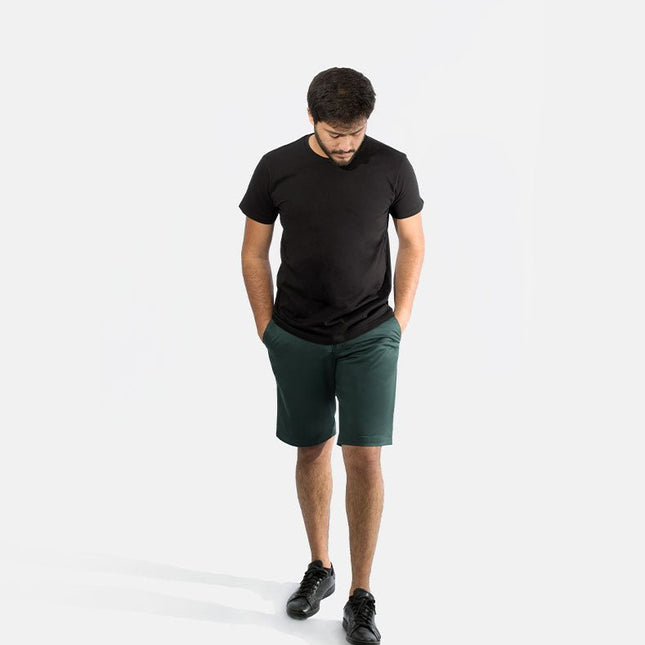 Forest Green | Men's Twill Short - Twill Shorts - Jobedu Jordan