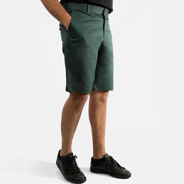 Forest Green | Men's Twill Short - Twill Shorts - Jobedu Jordan