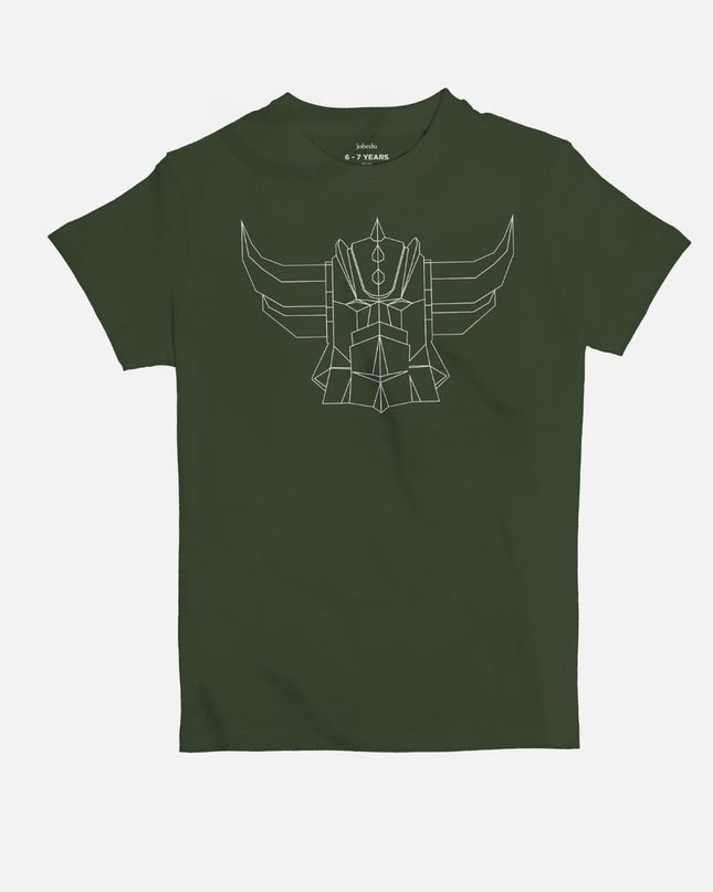 Grendizer Outline | Kid's Basic Cut T-shirt - Graphic T-Shirt - Kids - Jobedu Jordan