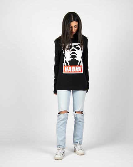 Habibi | Adult Graphic Longsleeve Tshirt - Adult Graphic Longsleeve Tshirt - Jobedu Jordan