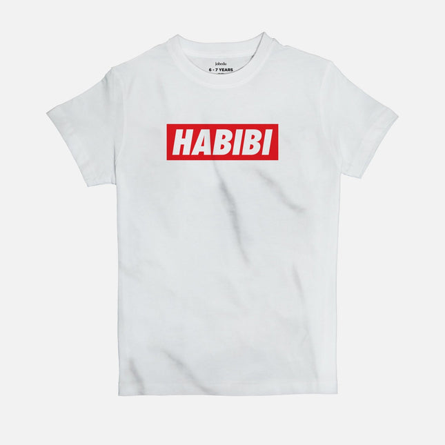 Habibi Simple | Kid's Basic Cut T-shirt - Graphic T-Shirt - Kids - Jobedu Jordan