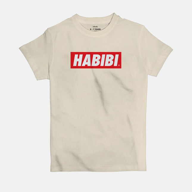 Habibi Simple | Kid's Basic Cut T-shirt - Graphic T-Shirt - Kids - Jobedu Jordan