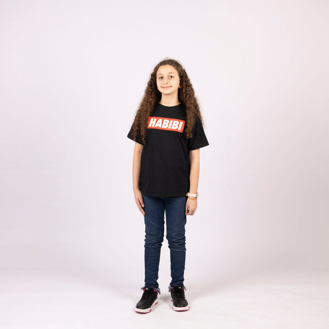 Habibi Simple | Kid's Basic Cut T-shirt - Graphic T-Shirt - Kids - Jobedu Jordan