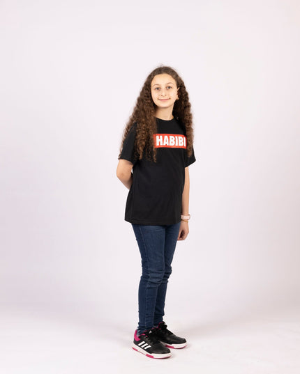 Habibi Simple | Kid's Basic Cut T-shirt - Graphic T-Shirt - Kids - Jobedu Jordan