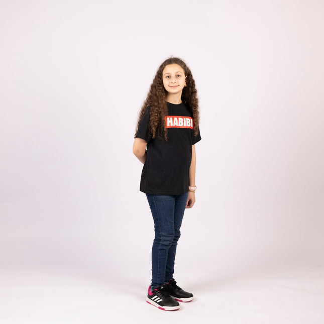 Habibi Simple | Kid's Basic Cut T-shirt - Graphic T-Shirt - Kids - Jobedu Jordan