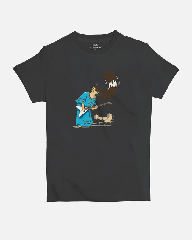 Hair Metal | Kid's Basic Cut T-shirt - Graphic T-Shirt - Kids - Jobedu Jordan