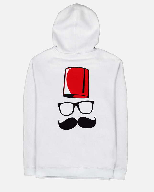 Hipster Basha | Unisex Adult Zipup - Graphic Zipup - Unisex - Jobedu Jordan