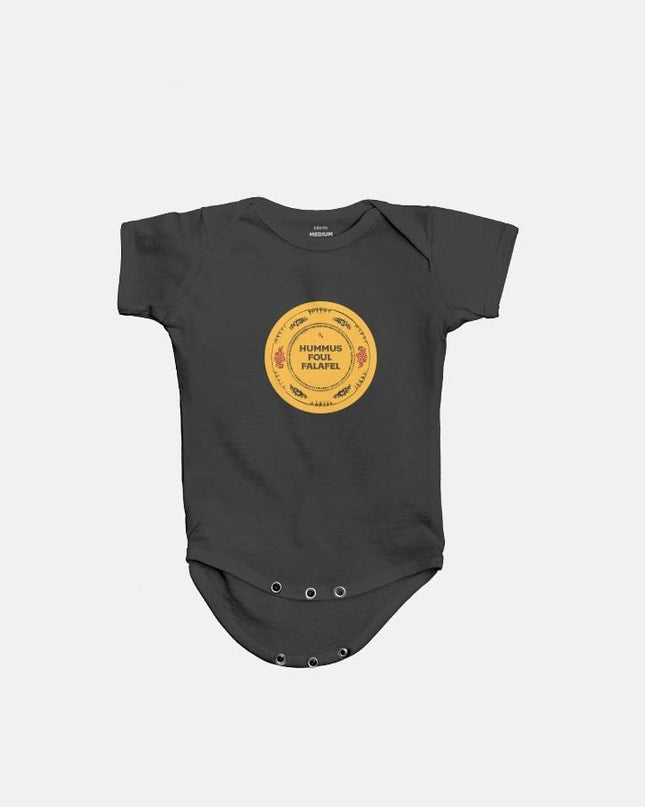 Hummus Foul Falafel | Onesie - Graphic Onesie - Babies - Jobedu Jordan