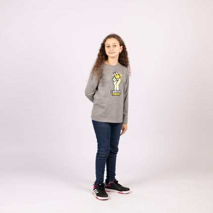 I survived mansaf | Kids Graphic Longsleeve Tshirt - Kids Graphic Longsleeve Tshirt - Jobedu Jordan