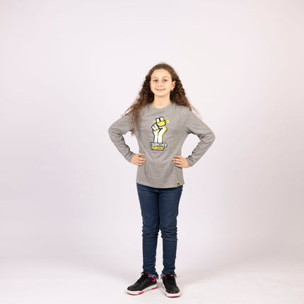 I survived mansaf | Kids Graphic Longsleeve Tshirt - Kids Graphic Longsleeve Tshirt - Jobedu Jordan