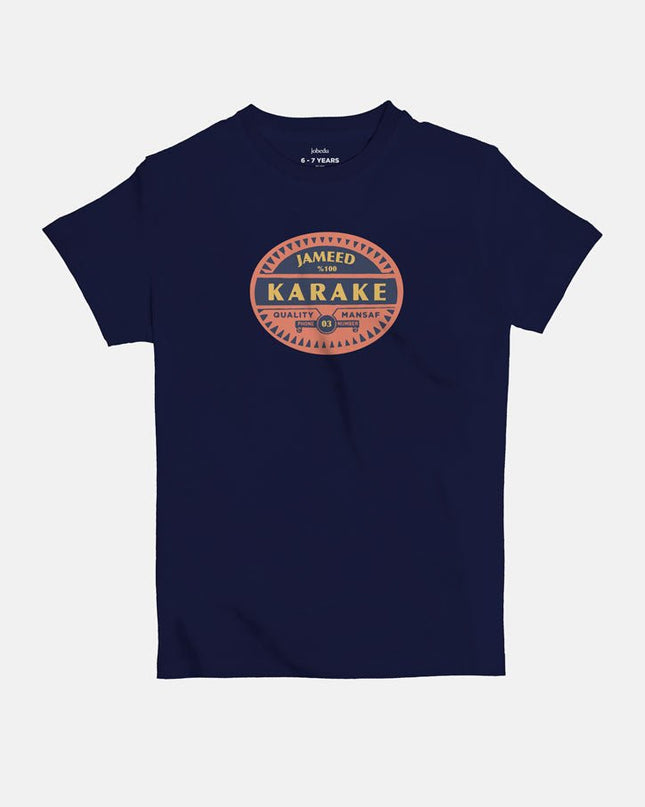 Jameed Karake | Kid's Basic Cut T-shirt - Graphic T-Shirt - Kids - Jobedu Jordan